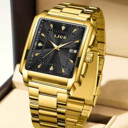 LIGE - Stylish Purple Watch