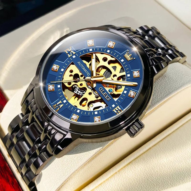OLEVS - Exquisite Skeleton Design Watch