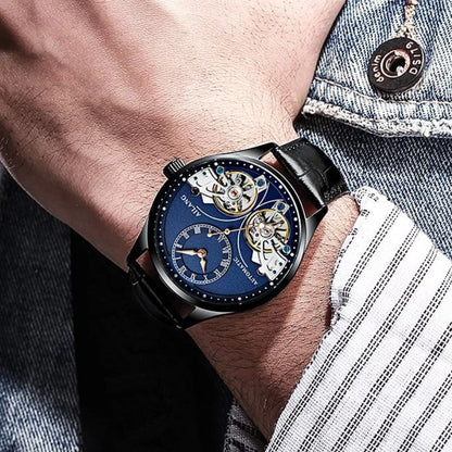 Double Tourbillon Illuminated Mechanical Watch