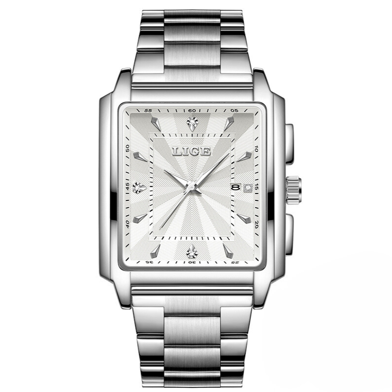 LIGE - Stylish Purple Watch