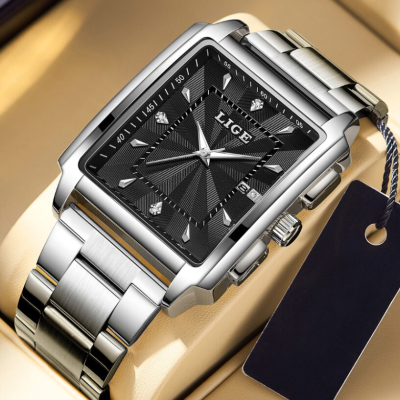 LIGE - Stylish Purple Watch