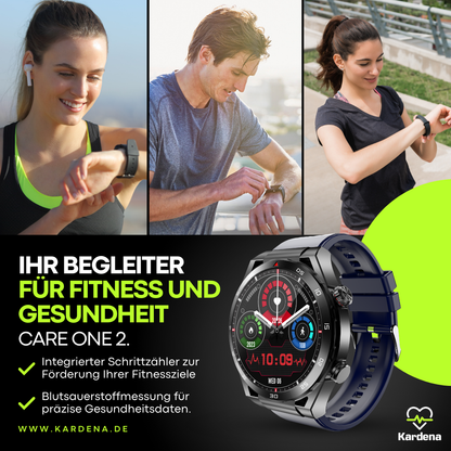 Kardena CARE One 2 - 2025 Premium Smartwatch with AI Assistance