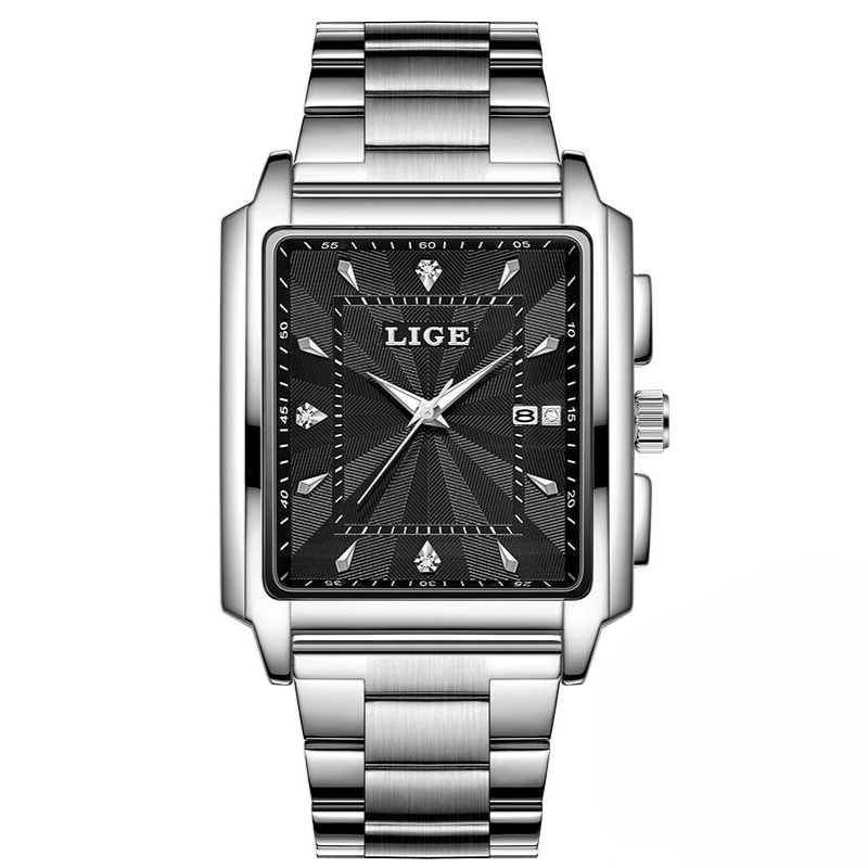 LIGE - Stylish Purple Watch