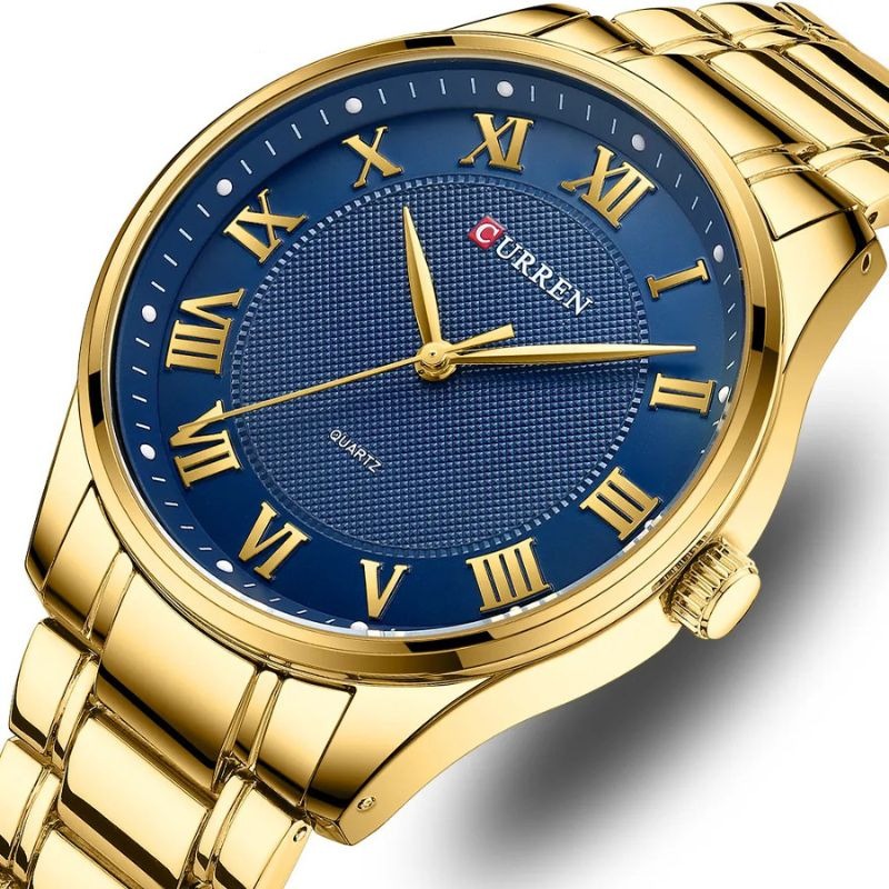 CURREN - Exquisite Sapphire Elegance
