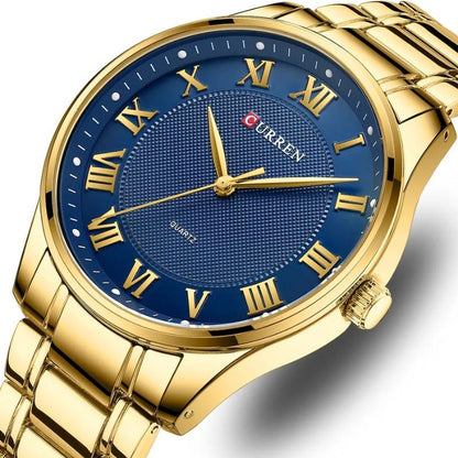 CURREN - Exquisite Sapphire Elegance
