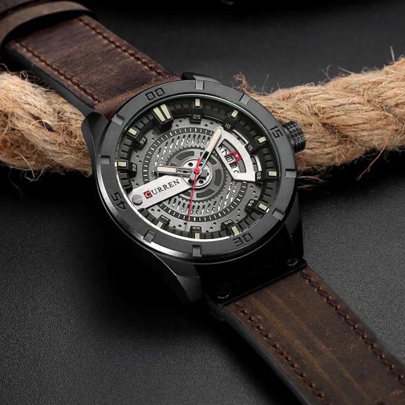 Sporty Military Men's Watch with Quartz