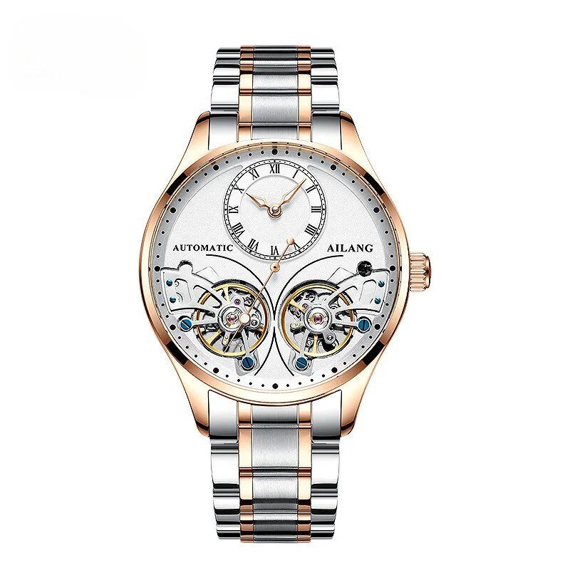 Double Tourbillon Illuminated Mechanical Watch