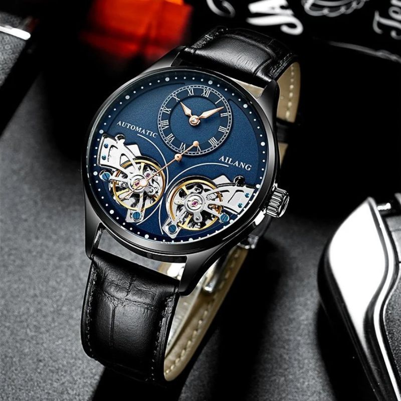 Double Tourbillon Illuminated Mechanical Watch