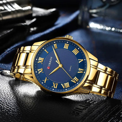 CURREN - Exquisite Sapphire Elegance