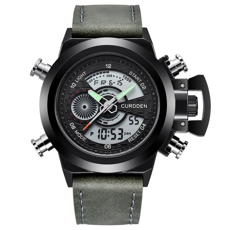 Dual Time Mode Chronograph Watch