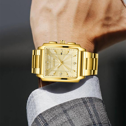 LIGE - Stylish Purple Watch