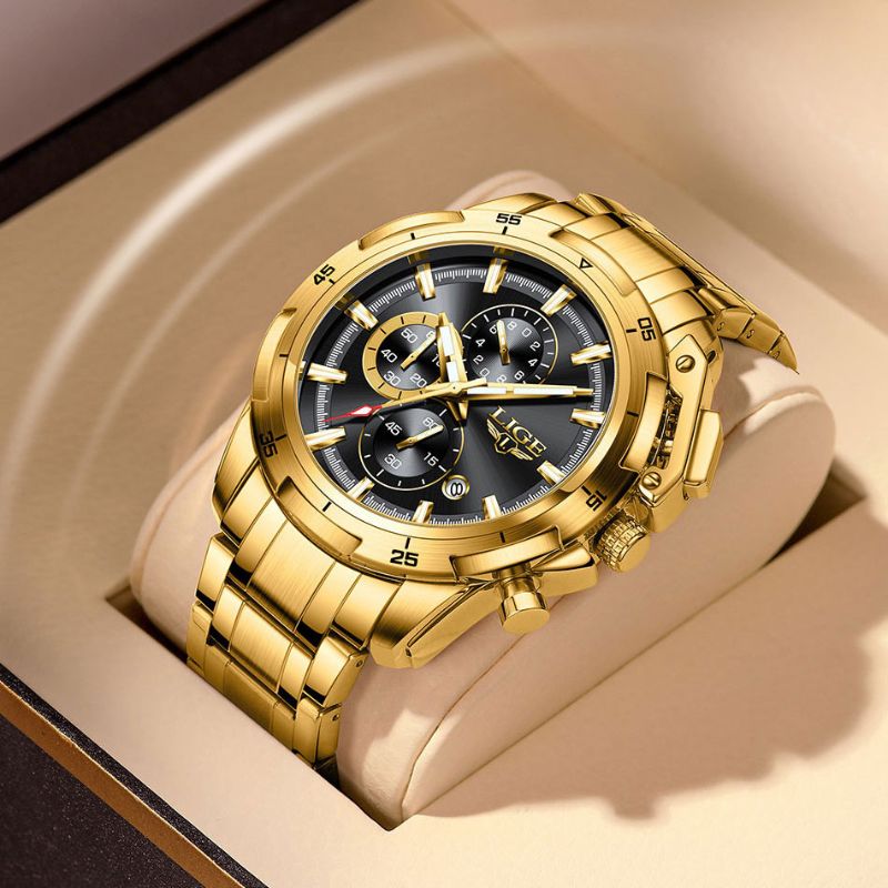 LIGE - Elegant Steel Watch Piguet