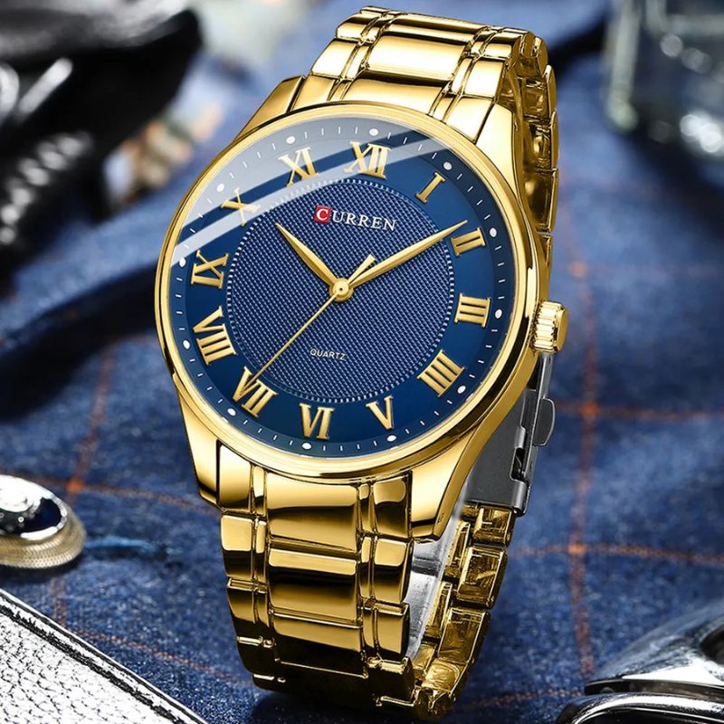CURREN - Exquisite Sapphire Elegance
