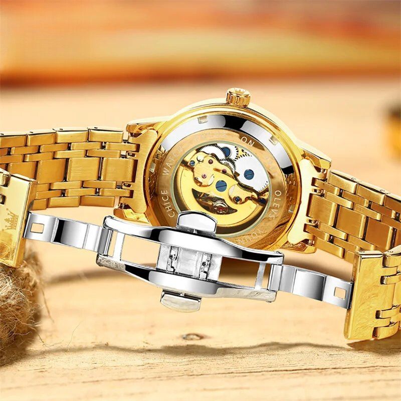 OLEVS - Exquisite Skeleton Design Watch
