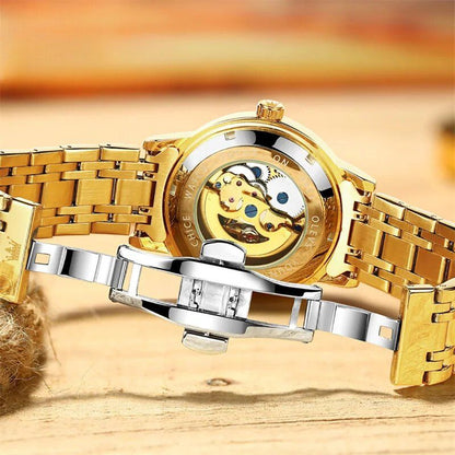 OLEVS - Exquisite Skeleton Design Watch