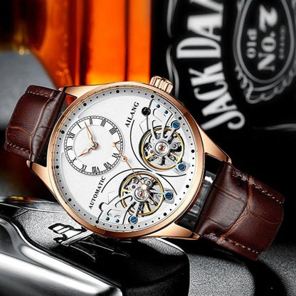 Double Tourbillon Illuminated Mechanical Watch
