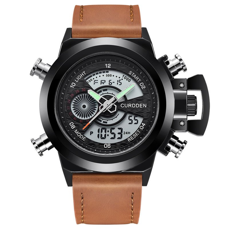 Dual Time Mode Chronograph Watch