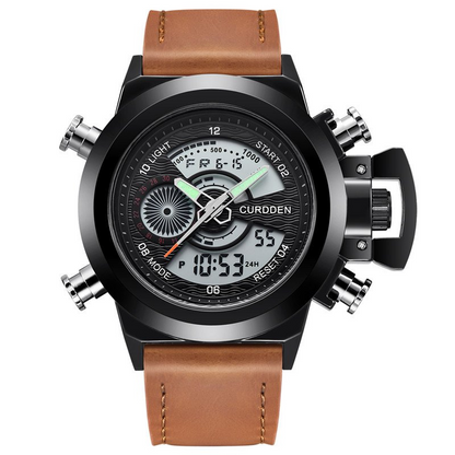 Dual Time Mode Chronograph Watch