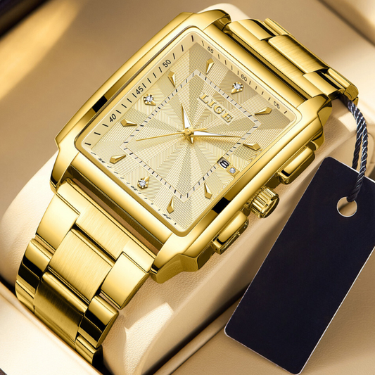 LIGE - Stylish Purple Watch