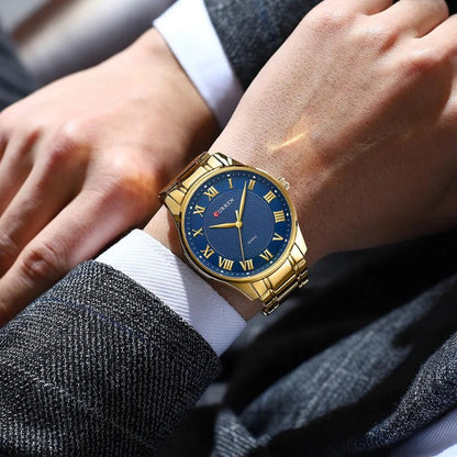 CURREN - Exquisite Sapphire Elegance