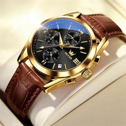Luminous Quartz Chronograph Watch