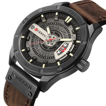 Sporty Military Men's Watch with Quartz