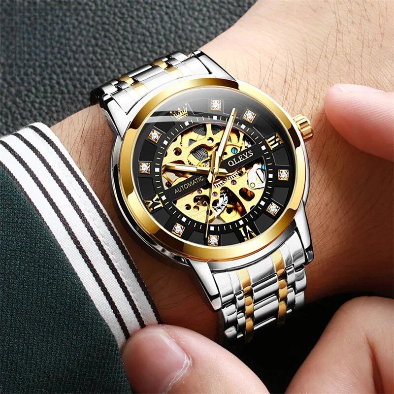 OLEVS - Exquisite Skeleton Design Watch