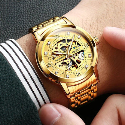 OLEVS - Exquisite Skeleton Design Watch