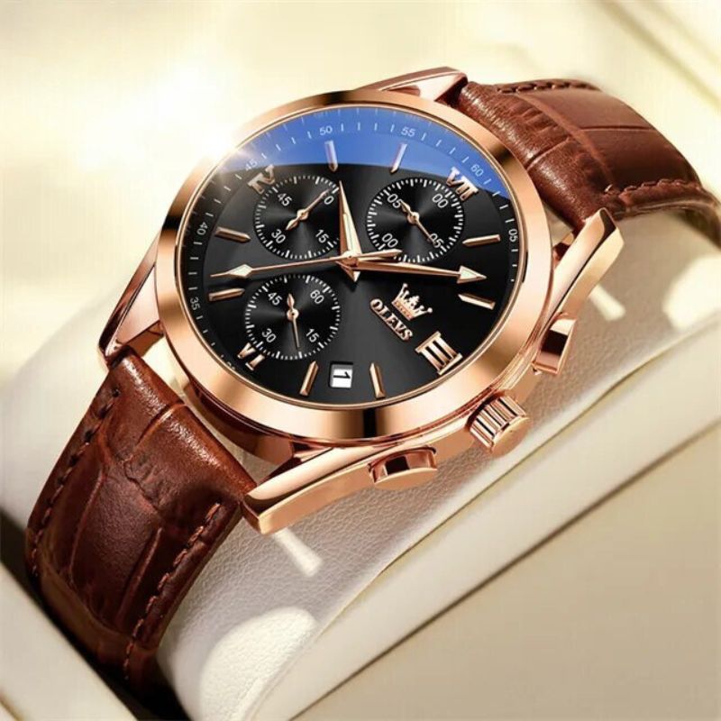 Luminous Quartz Chronograph Watch