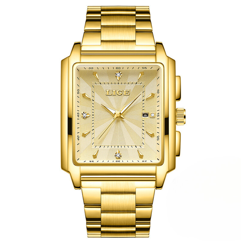 LIGE - Stylish Purple Watch