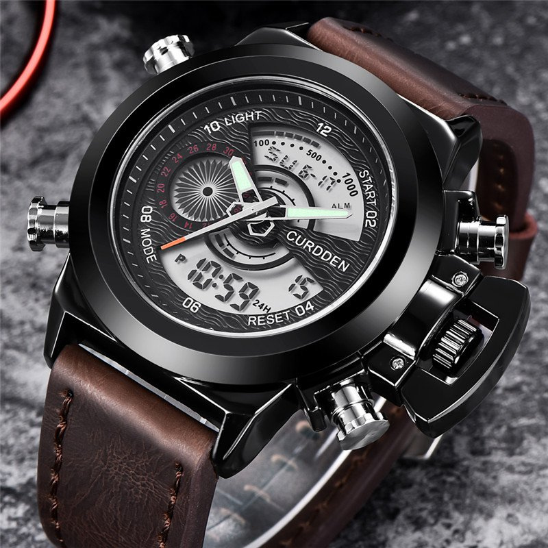 Dual Time Mode Chronograph Watch