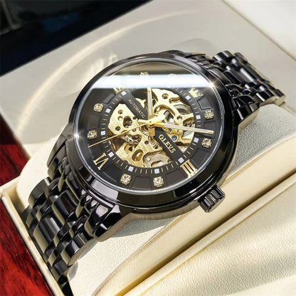 OLEVS - Exquisite Skeleton Design Watch