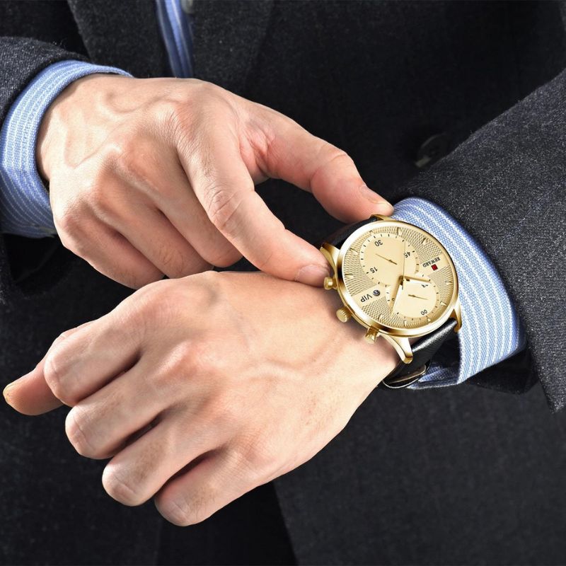 Luxury Chronograph Rugged Quartz Watch