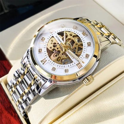 OLEVS - Exquisite Skeleton Design Watch