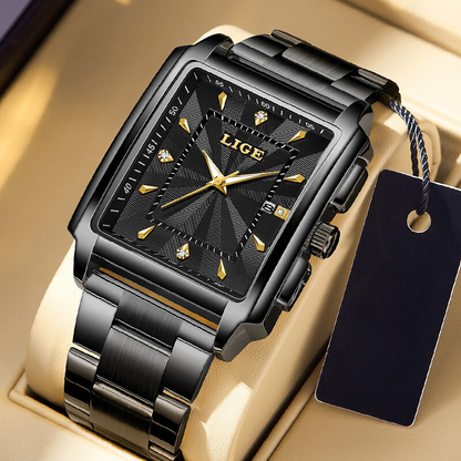LIGE - Stylish Purple Watch