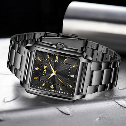 LIGE - Stylish Purple Watch