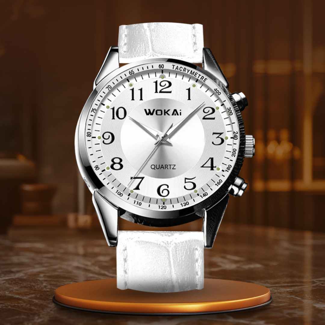 Casual Sports Watch in White