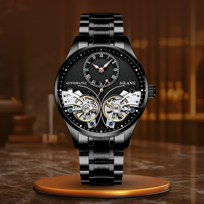 Double Tourbillon Illuminated Mechanical Watch