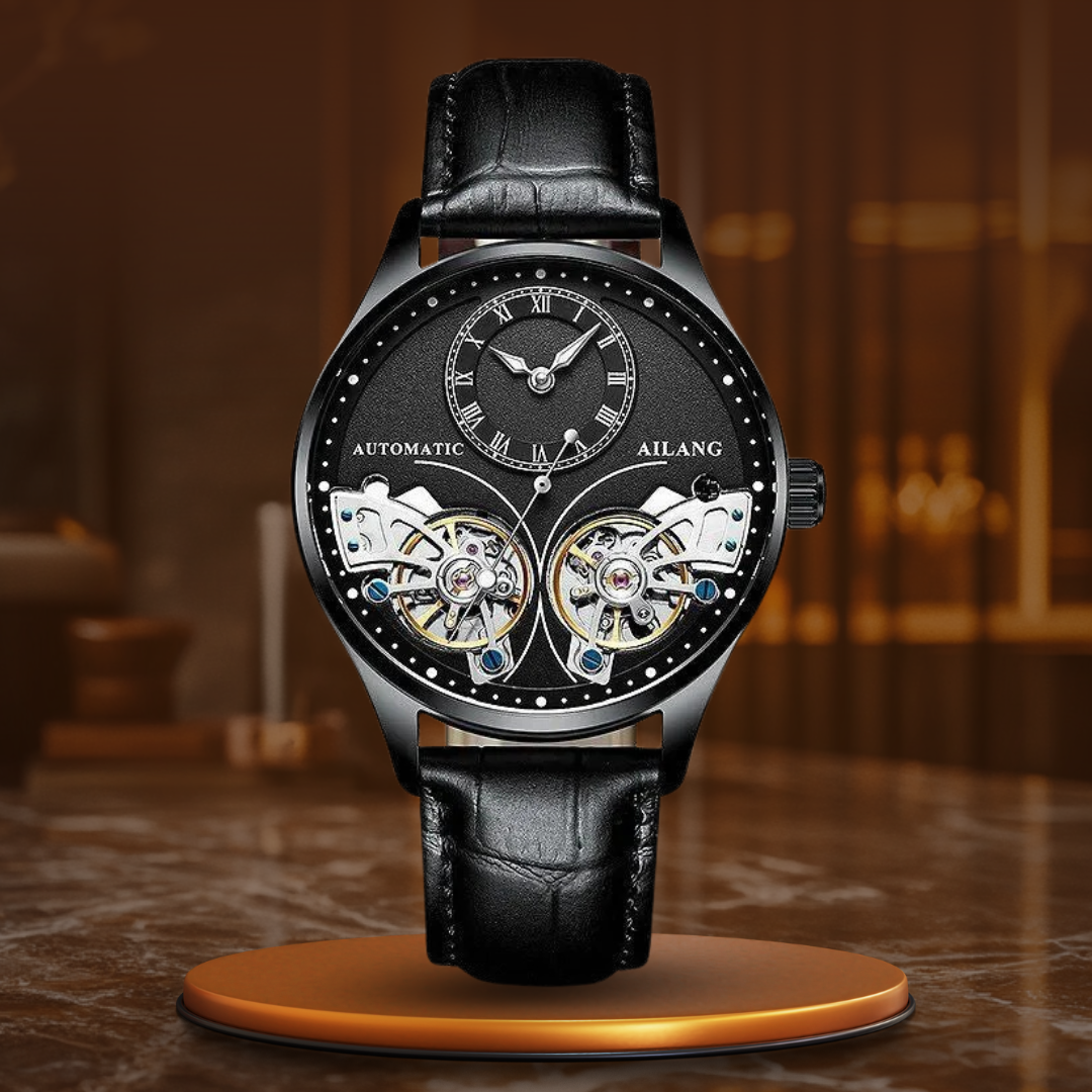 Double Tourbillon Illuminated Mechanical Watch