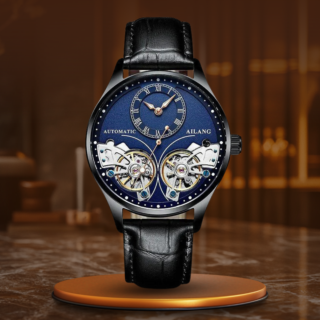 Double Tourbillon Illuminated Mechanical Watch