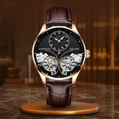 Double Tourbillon Illuminated Mechanical Watch