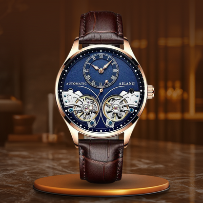 Double Tourbillon Illuminated Mechanical Watch