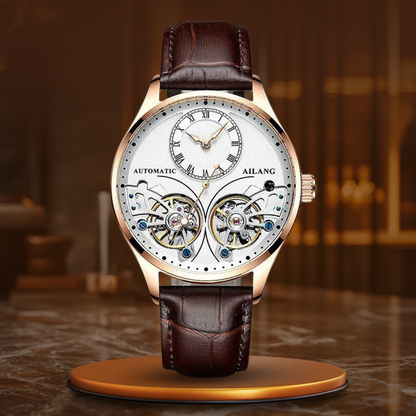 Double Tourbillon Illuminated Mechanical Watch