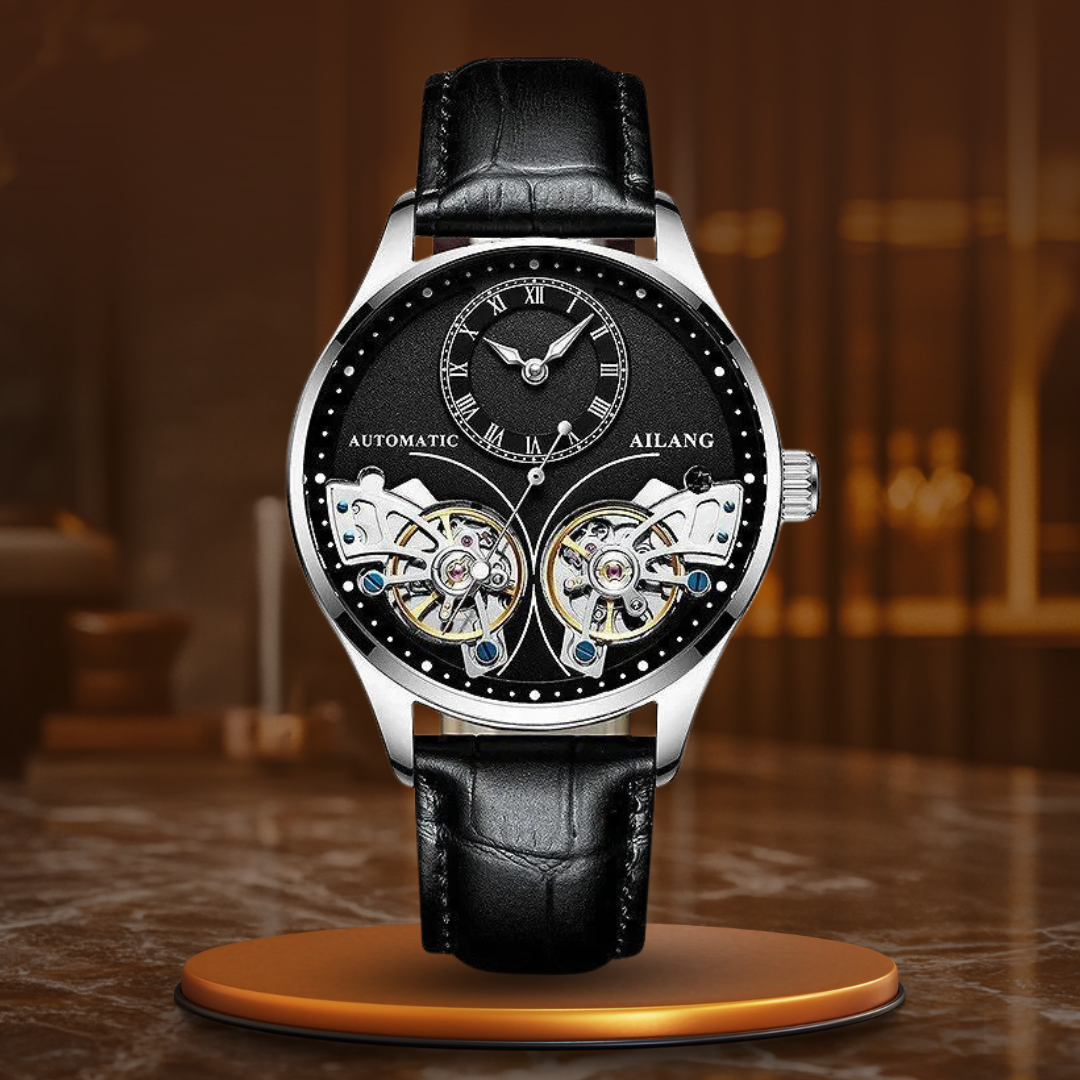 Double Tourbillon Illuminated Mechanical Watch