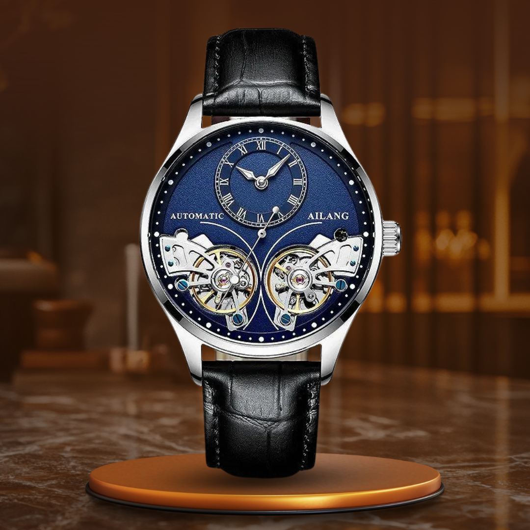 Double Tourbillon Illuminated Mechanical Watch