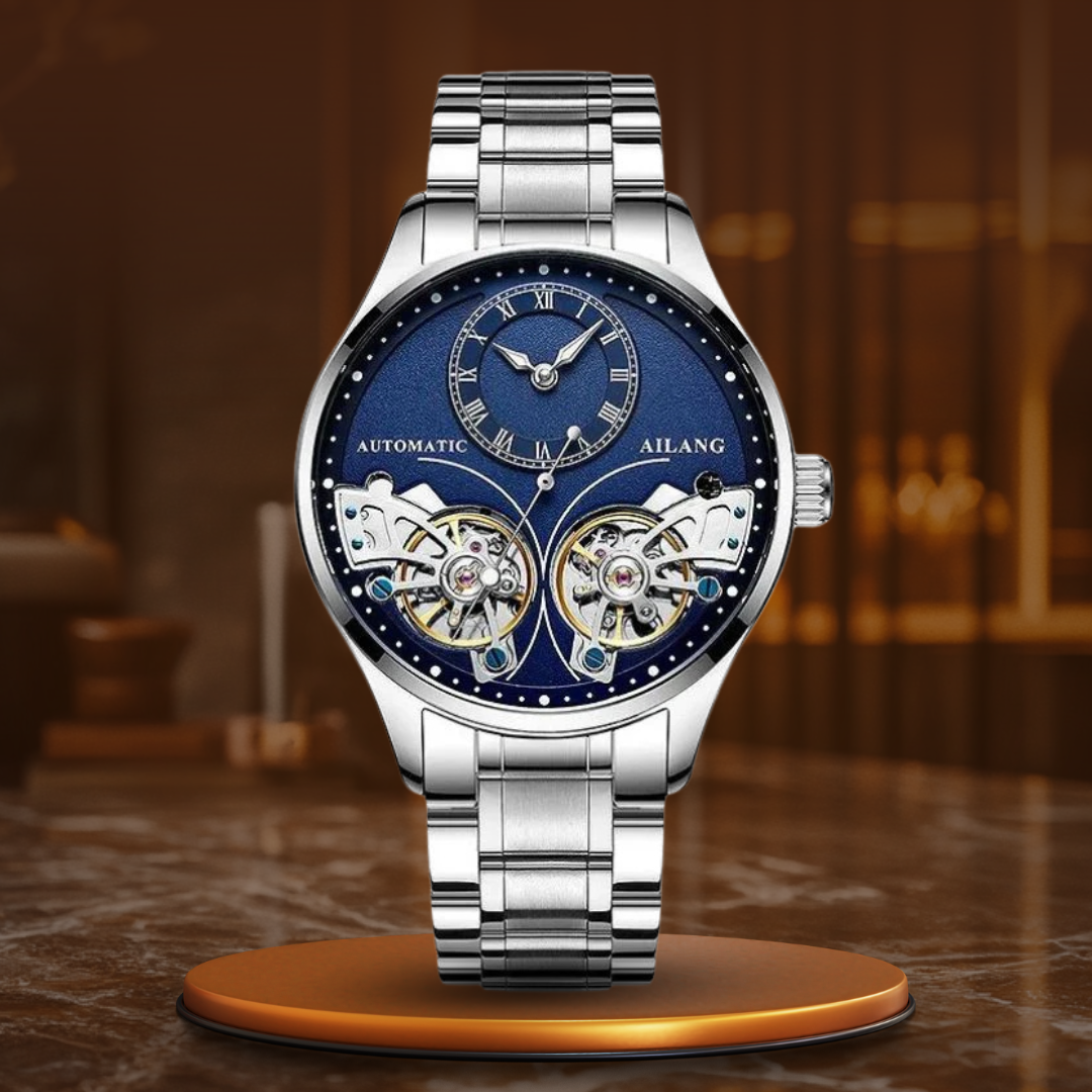 Double Tourbillon Illuminated Mechanical Watch