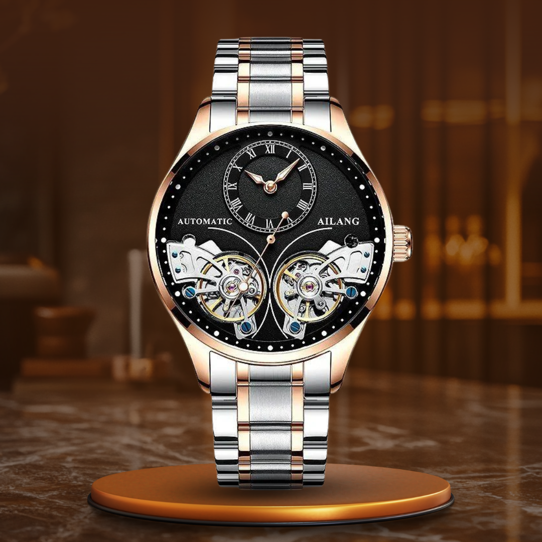 Double Tourbillon Illuminated Mechanical Watch