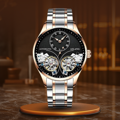 Double Tourbillon Illuminated Mechanical Watch