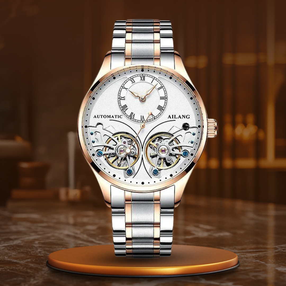 Double Tourbillon Illuminated Mechanical Watch