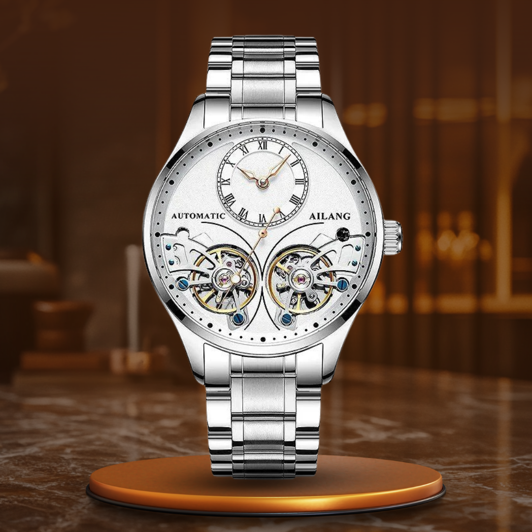 Double Tourbillon Illuminated Mechanical Watch
